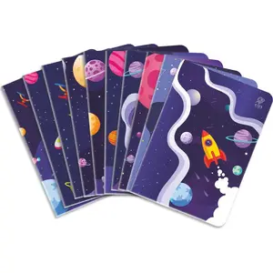 Notebook A5 Elanders Zeszyt 32 pages squared In Space pattern (pack of 10)