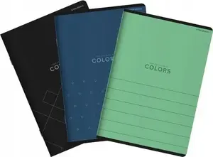 Notebook TOP-2000 Colors A4 96 sheets, squared grid, assorted colors