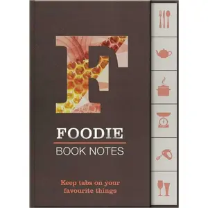 Sticky page markers IF Book Notes - Foodie, decorative food-themed index tabs