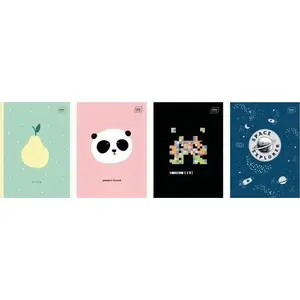 Exercise Notebook INTERDRUK Shape A5 32 pages squared — pack of 10