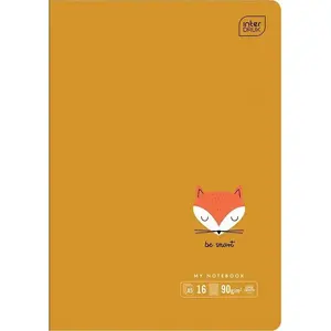 Notebook INTERDRUK A5 16K, colored three-line ruling, 20 pcs, BB