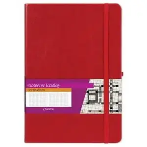 Notebook Antra Notes A5 Kratka Formalizm Czerwony — Antra A5 checked notebook, red