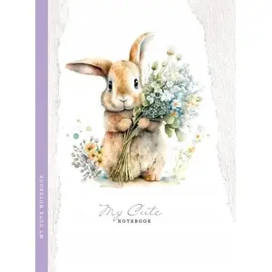 Notepad Fresh 143×200 mm 48 sheets squared decorative cover (Króliczek)
