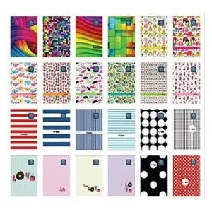 Блокнот INTERDRUK Notes A7 — 50 листов, клетка