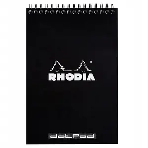 Notepad Clairefontaine A5 dot — top spiral, 80 sheets, 80 g/m²