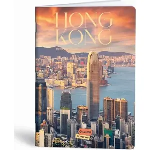 Notebook A4 Santoro 40 sheets squared Travel mix — pack of 10