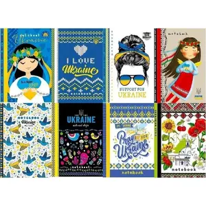 Notebook Fresh decorative A6 64 pages TW — compact stitched notepad, supports Ukraine
