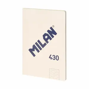 Writing notebook Milan 57242G48BG A4 lined 48 sheets 95 g/m² beige paperback
