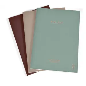 Блокнот A5 Papierowy księżyc KOZO 3 шт — Coffee Sand Aloe Vera, в линейку