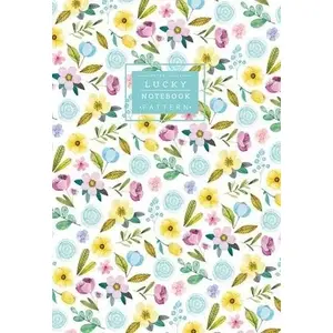Notebook Fresh decorative 64 pages lined Flowers blue — A5/standard size