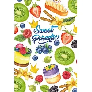Notebook Fresh decorative 143×210 mm 80 sheets squared – Owoce cover