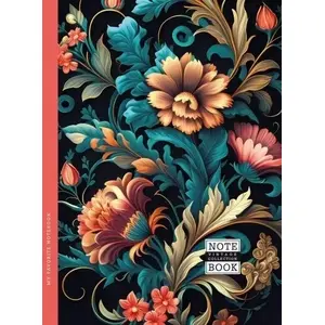 Piezīmju grāmatiņa Fresh TW Flora dekoratīvā 143×200 mm, 64 lapas, rūtiņa
