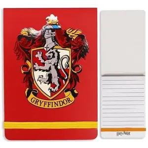 Notebook with elastic band Aquarius Harry Potter Notes — Gryffindor crest