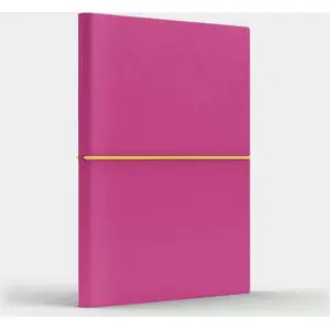 Notebook Like U B6 Fun S lined pink/lemon – B6 lined notebook, softcover