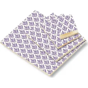 Notebook ROSSI Notes decorative A5 purple — lined pages, compact format