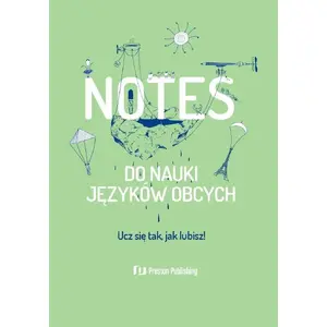 Language Learning Notes notebook, Preston Publishing, pistachio color, MPN 9788367576062