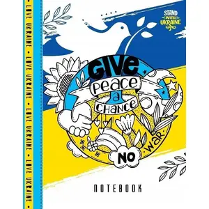 Декоративный блокнот Fresh A5 64 л. в клетку TW Peace — спираль, мягкая обложка