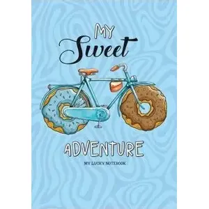 Notebook Fresh decorative 128 pages 64K ruled — compact cycling design