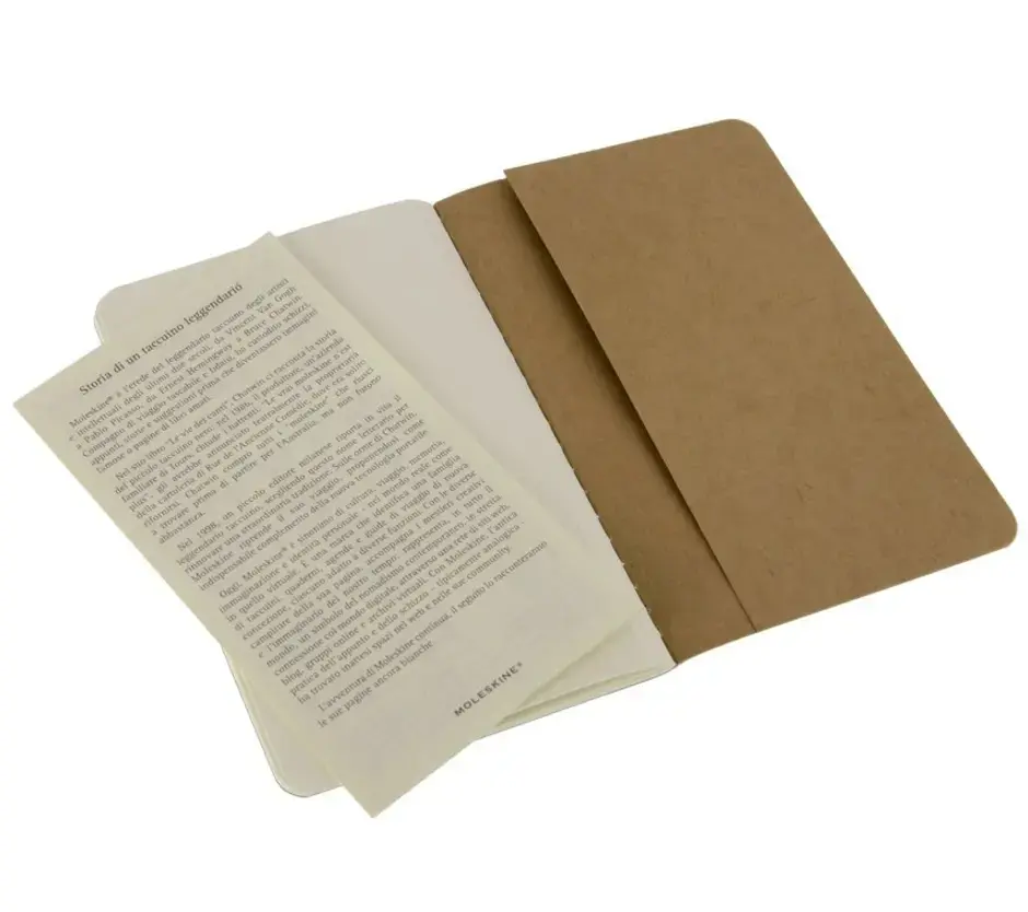 Письменная тетрадь Moleskine QP413 64 листа Photo 3