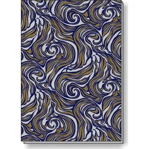 Notebook ROSSI Notes decorative A5 hard cover, lined pages, model NP L73 C
