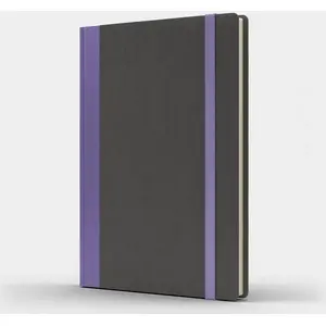 Notebook A5 Like U Notatnik A5 Pro M+ lined, gray/violet