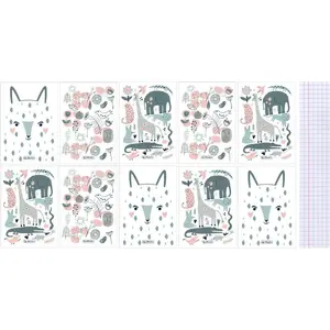 Notebook A5 HERLITZ Scandy 16 sheets, squared, pack of 10