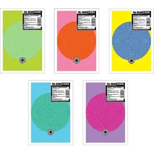 Notebook A5 Ziemia Obiecana 60 sheets squared, ring bound, pack of 10