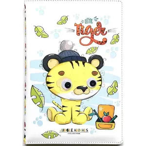 Notebook Fresh A5 64 pages plain cover 'Tiger Eyes' — children's school notebook
