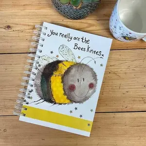 Notebook A5 TEKA SJ04 100 sheets — lined pages, happy bee design