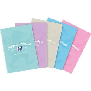 Sagatave Oxford A4 60 lapas rūtiņu Campus Pastel, komplekts 5 gab. — Oxford (MPN 496871)