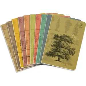 Notebook A5 lined Elanders By Nature Forrest 80 pages pack of 10