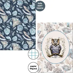 Notebook A4 32-page grid 90 g/m² Bee-bee Boho pack of 5