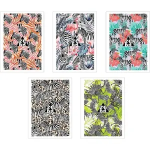 Notebook A5 Ziemia Obiecana Zebras 60 pages ruled pack of 10