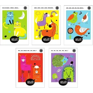 Notebook A5 Ziemia Obiecana 16-page squared Ole! pack of 25