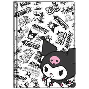 Piezīmju grāmatiņa Sanrio Kuromi A5 – BlueSkyStudios dizains, A5 formāts