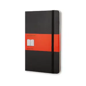 Address Book Moleskine — Black hardcover personal address organizer