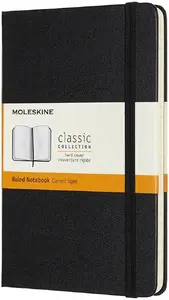 Блокнот Moleskine Classic твердый переплет в линовку 208 листов 70 г/м² черный