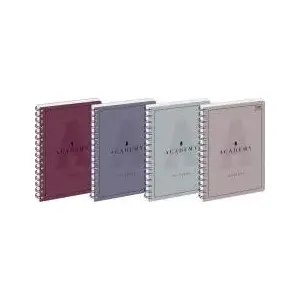 Notebook pad INTERDRUK B5, 100 sheets, squared, Academy pack (5 pcs)