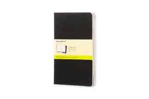 Writing notebook Moleskine QP318 — 80 sheets, black, matt finish