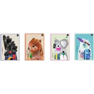 Notebook Make Notes A5 32-sheet plain paper O! Zoo pack of 10