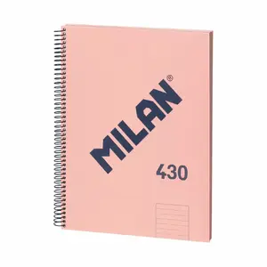 Notebook TEKA Milan 57142E80P A4 hardcover lined 80 sheets 95 g/m² Rose
