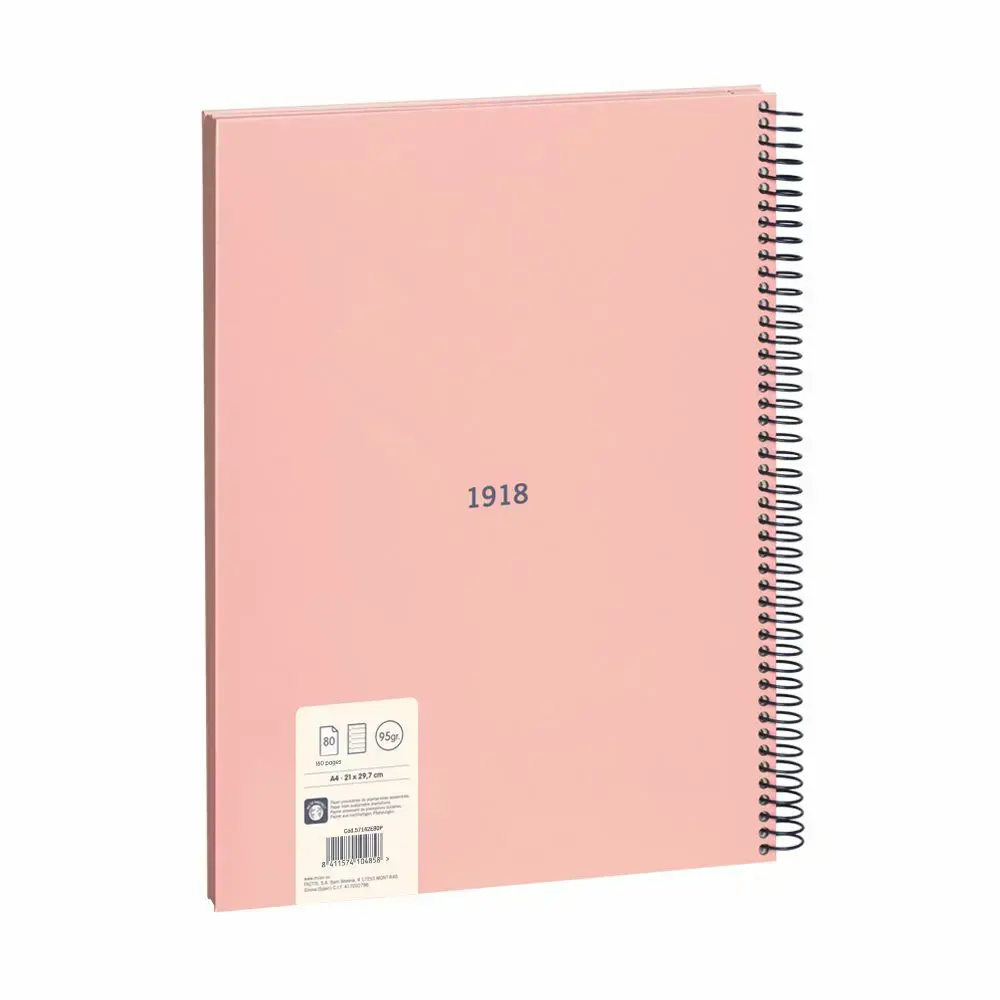 Notebook TEKA Milan 57142E80P A4 hardcover 80 sheets Photo 4