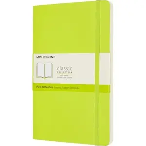 Блокнот Moleskine Classic L 13×21 см мягкая обложка гладкая бумага лимонно-зелёный 240 страниц