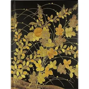 Notebook Peter Pauper Press 397683 — sewn binding, compact floral cover (Autumn Grasses)