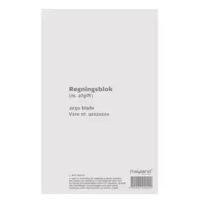 Biznesa veidlapa Mayland-Burde 92220220 — balta, 128×200 mm, 160 g