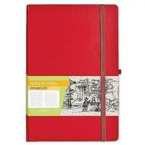 Pierakstu grāmatiņa Antra Notes A5 rūtiņu, sarkana — A5 formāts, modelis 273968