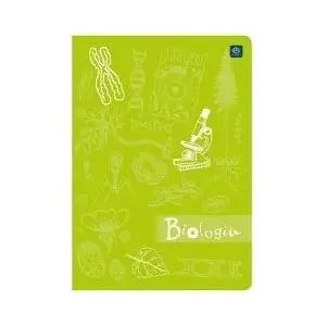 Notebook INTERDRUK A5 Biology, hybrid ruling (graph and lines), 60 sheets, FSC