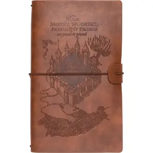 Кожаный блокнот Cerda Harry Potter — дизайн «Карта Мародёров», MPN 4651