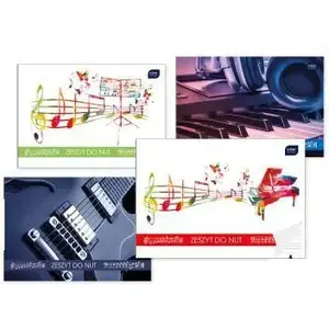 Notebook for Sheet Music INTERDRUK B5 16 pages wide-ruled pack of 10 (MPN 248338)