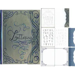 Notebook Boncahier 0042-01 Lettering 1 — decorative lined notebook, Boncahier 559997